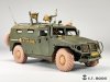 E.T. Model P35-154 Russian GAZ-233014 STS TIGER Armored High-Mobility Vehicle Sagged Wheels For Meng Kit 1/35